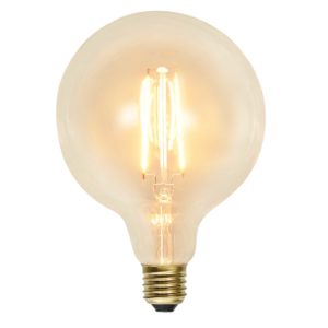 Decoration LED globlampa E27 kolfilament G125