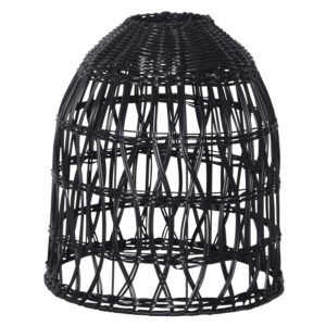 Lampskärm Knute 30 cm svart inklusive sladdställ