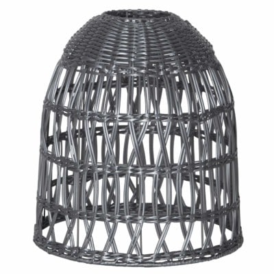 Lampskärm Knute 35 cm grå inklusive sladdställ