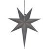 Ozen adventsstjärna 66cm grå
