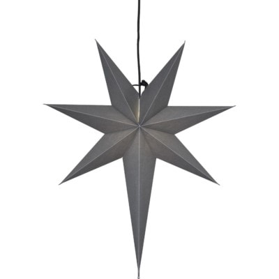 Ozen adventsstjärna 66cm grå