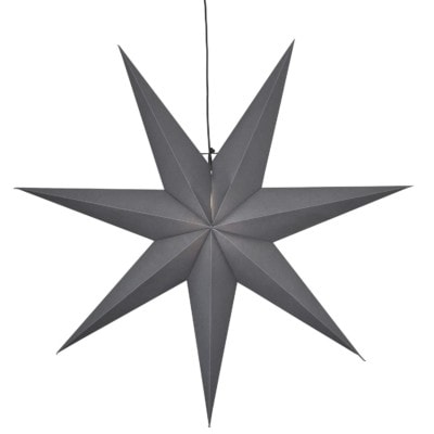 Ozen adventsstjärna 100cm grå