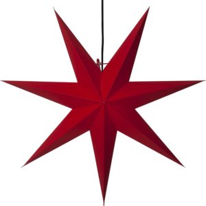 Rozen adventsstjärna 100cm röd