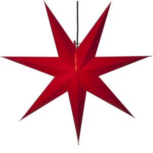 Rozen adventsstjärna 140cm röd