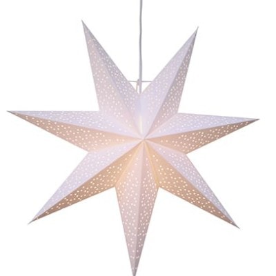Dot Star 54cm pappersstjärna vit