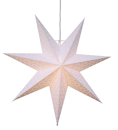 Dot Star 54cm pappersstjärna vit