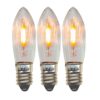 Universal LED Bulb E10 14-55V klar 3-pack