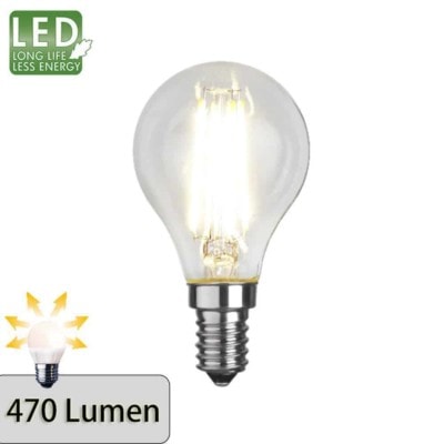 Illumination LED filament lampa E14 2700K 470lm