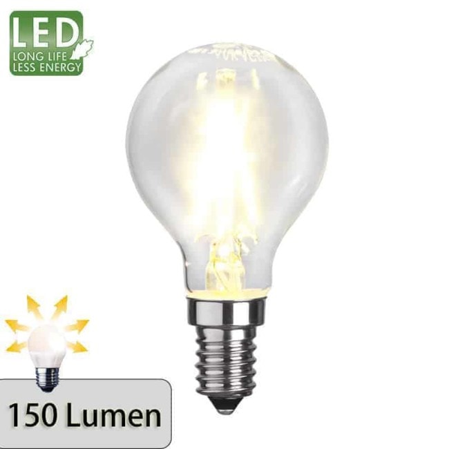 Illumination LED filament lampa E14 2700K 150lm