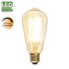 Decoration LED kolfilament lyktlampa dimbar E27 2200K 220lm