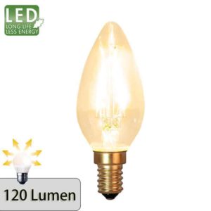 Decoration LED kronljus kolfilament E14 2100K 120lm