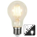 Decoration LED Klar lampa med skymningssensor E27 2100K 350lm