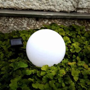 Solcellsbelysning trädgårdsklot 20 cm