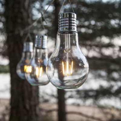 Solcellsdekoration Edison lampa