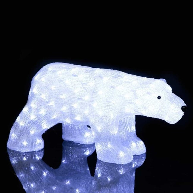 Isbjörn 60cm 130 LED Crystal decoration