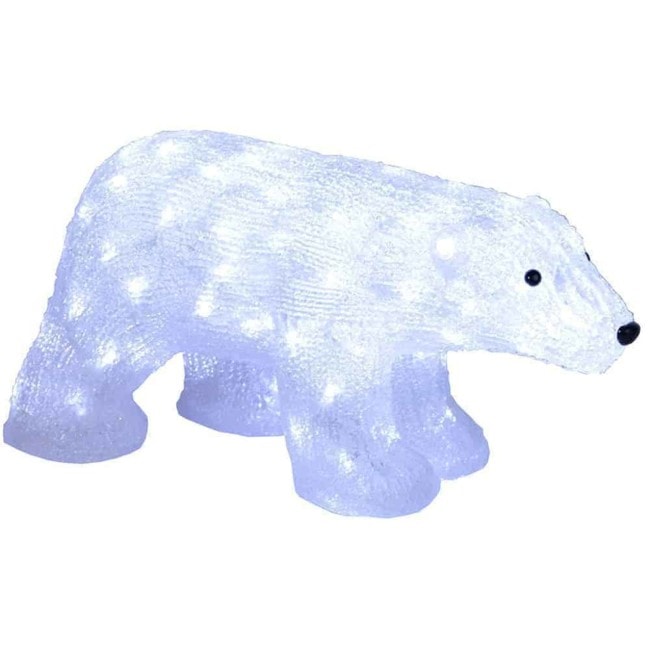 Isbjörn 50cm 90 LED Crystal decoration