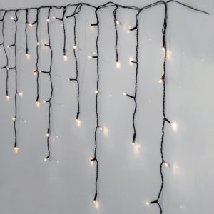 Serie LED istappslinga Crispy Ice White 12 meter