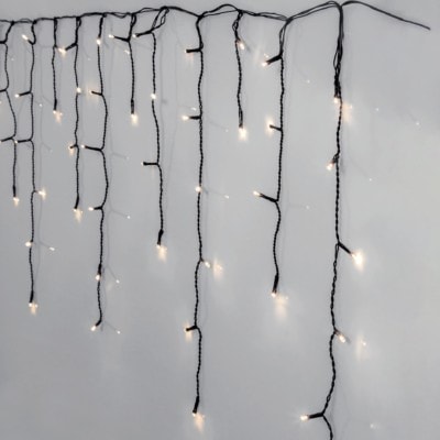 Serie LED istappslinga Crispy Ice White 24 meter