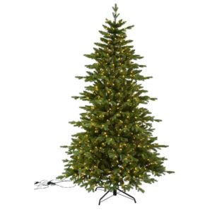 Larvik konstgran/plastgran 210cm 600 LED grön