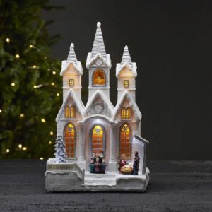 Julby Vit Kyrka med 8 olika julmelodier