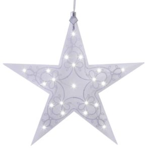 Leia plexistjärna med mönster 35cm