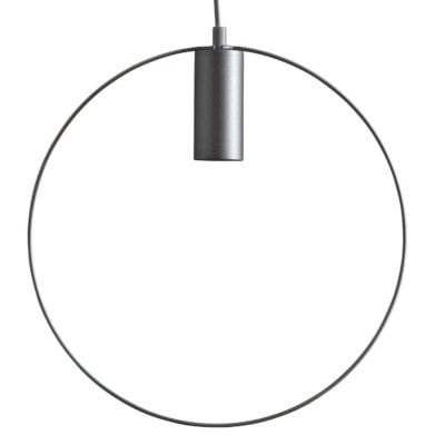 Shape fönsterlampa cirkel 37cm silver