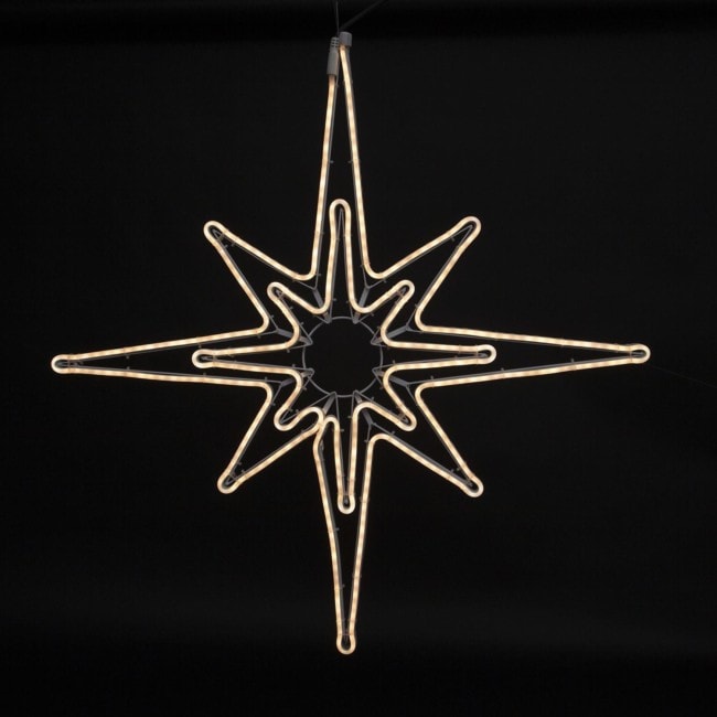Siluett Neoled Stjärna 85 cm 360 LED