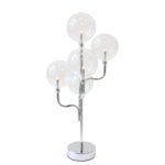 Stjernsund Globe bordslampa silver 46cm