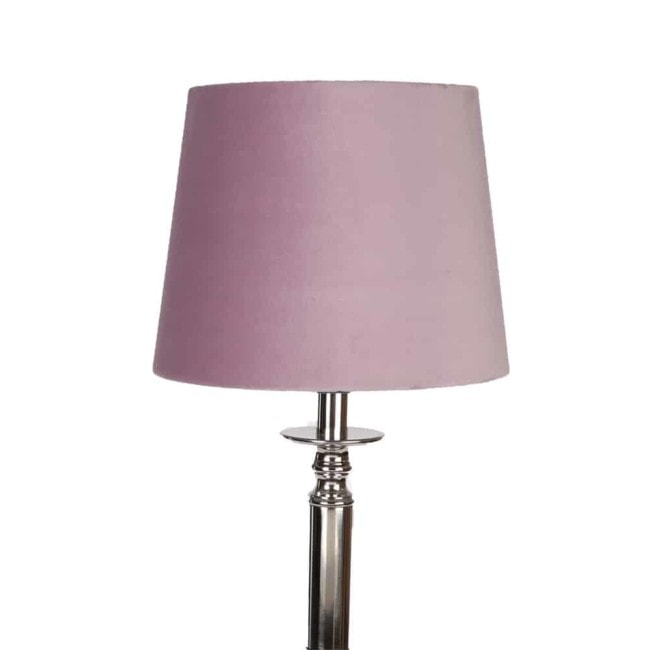 Lampskärm sammet rosa 18x23x18cm