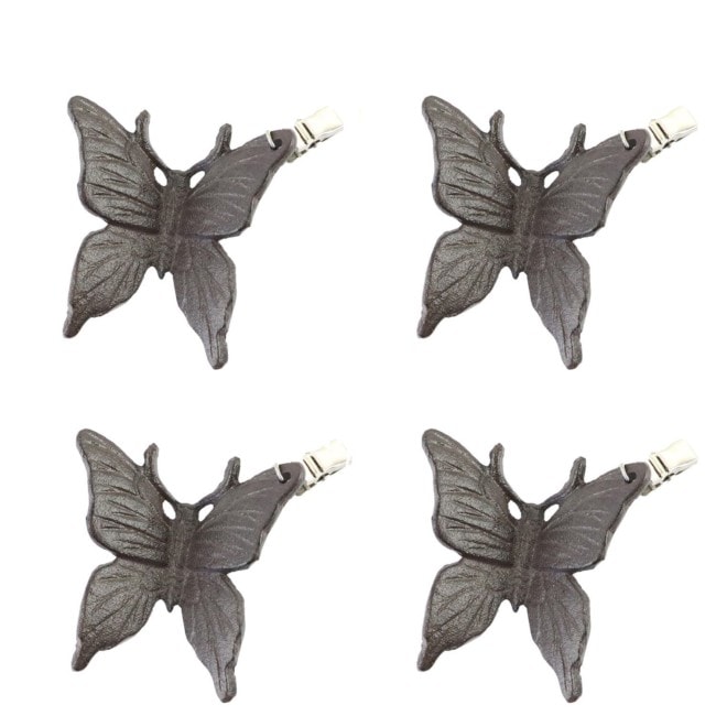 Duktyngder fjärilar i gjutjärn 4-pack