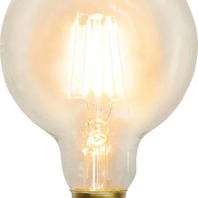 Decoration LED kolfilament globlampa tänd