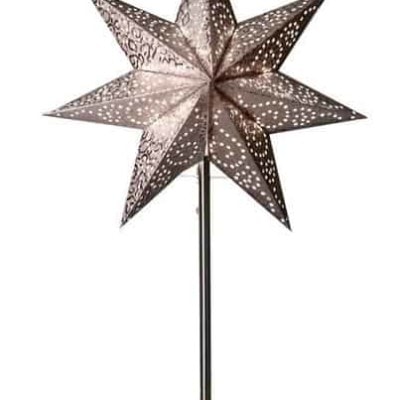Antique mini stjärna på fot silver 55cm