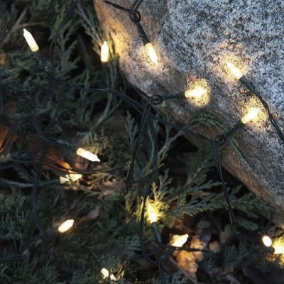 Pisello LED 160-ljus utomhus ljusslinga varmvit