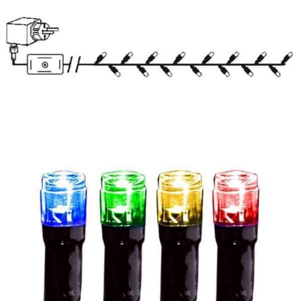 Serie LED ljusslinga med 8 funktioner 120 ljus multi