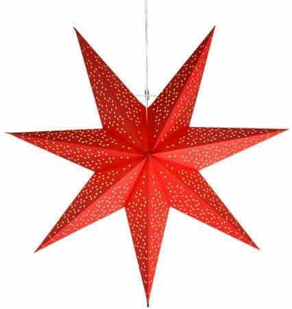Dot Star 54cm pappersstjärna röd