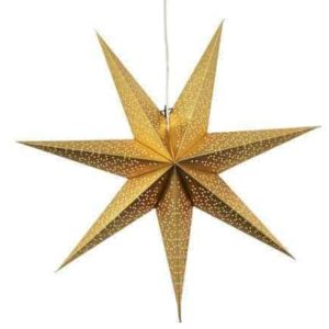 Dot Star 70cm pappersstjärna guld