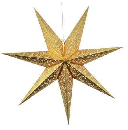 Dot Star 100cm pappersstjärna guld