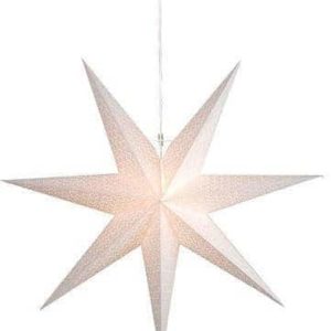 Dot Star 100cm pappersstjärna vit