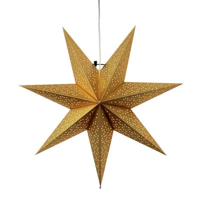 Dot Star 54cm pappersstjärna guld