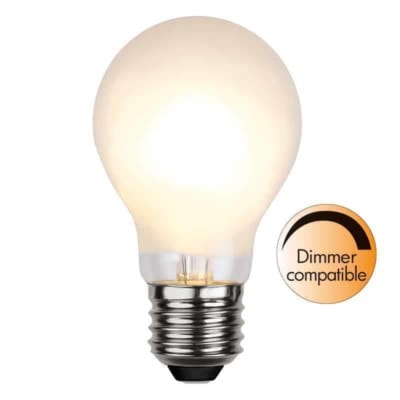 Illumination LED Frostad filament lampa E27 400lm Dimbar