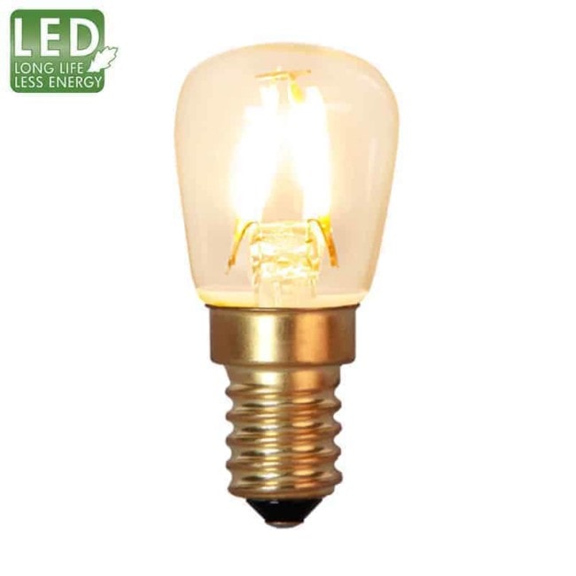 Decoration LED filament päronlampa E14 2100K 90lm 2-pack
