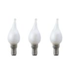 Microlampa E6 12V 0,9W romance frostad 3-pack