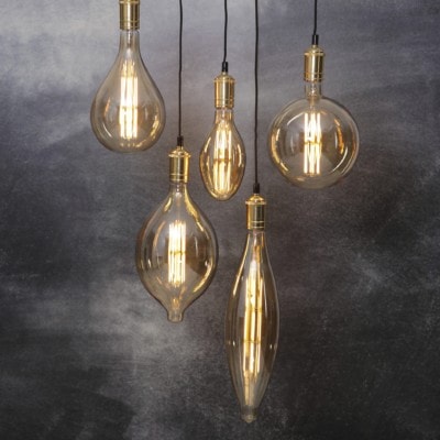 Decoration LED-lampa 354-32 alla modeller hängandes vintage stil