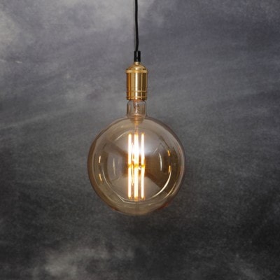 Decoration LED-lampa 354-52 hängande vintage med guld sockel