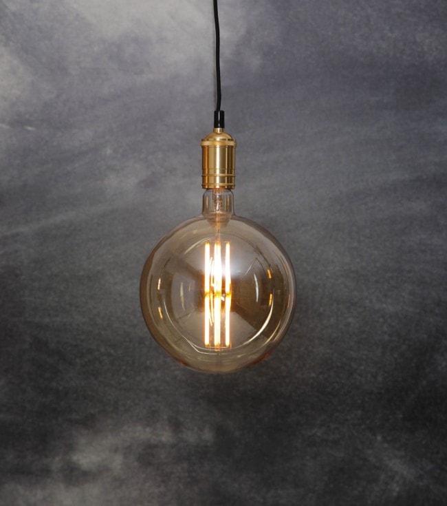 Decoration LED-lampa 354-52 hängande vintage med guld sockel