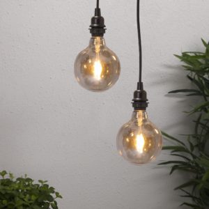 Decoration LED-lampa 355-52 hängande i svart