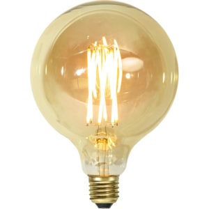 Globlampa LED E27 G125 2000K 80lm Amber