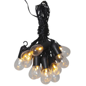 Ljusslinga partyslinga med päronlampor 16 LED