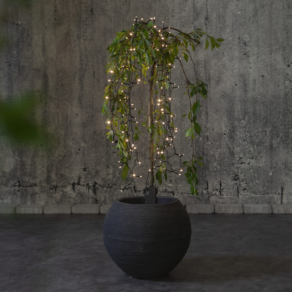 Batteridriven ljusslinga 160 LED utomhus med timer Prylgrossen