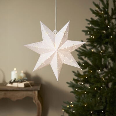 Classic adventsstjärna i papp 45cm